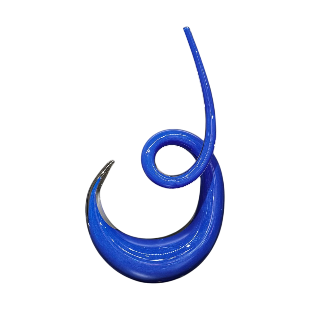 Dikey Sarmal Obje Mavi