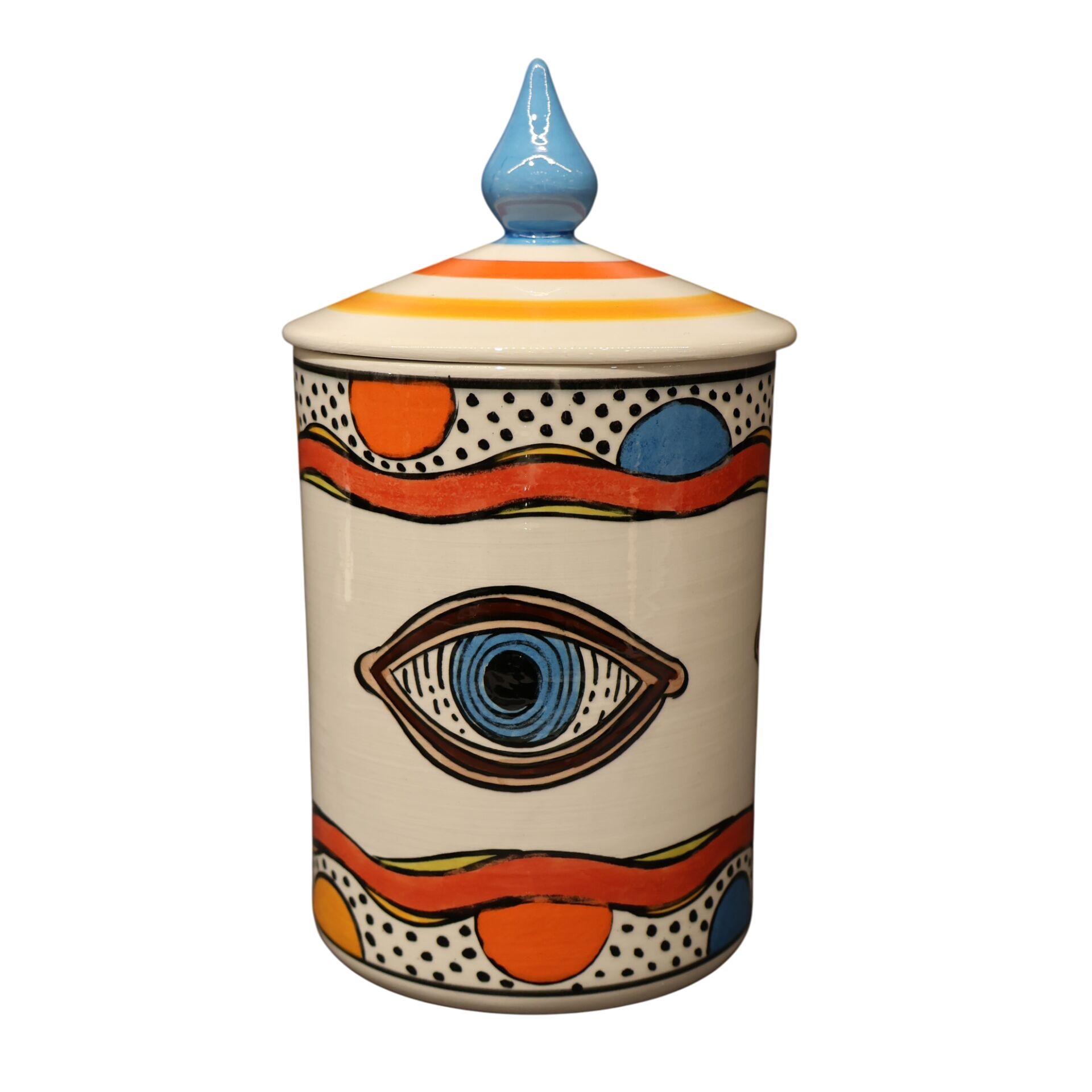 Göz Desen Silindir Küp M