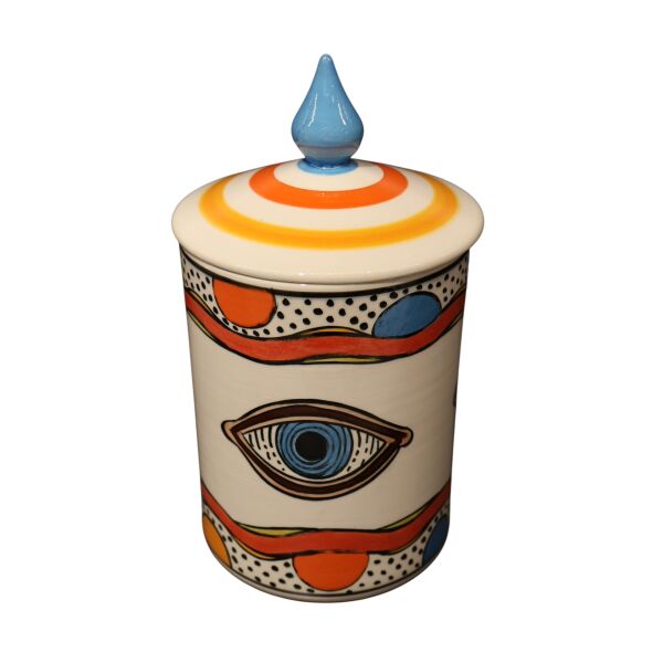 Göz Desen Silindir Küp M