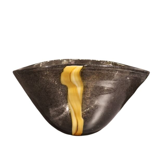 Amber Detaylı Füme Kase