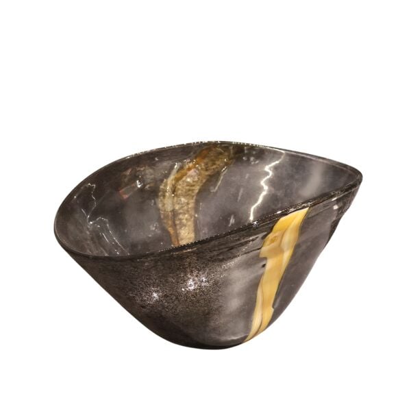 Amber Detaylı Füme Kase