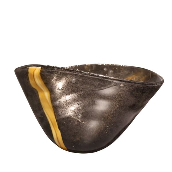 Amber Detaylı Füme Kase