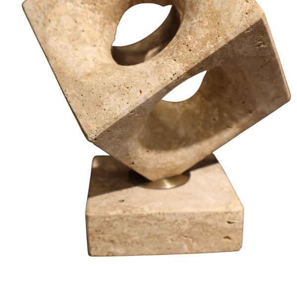 Traverten Küp Obje Küçük