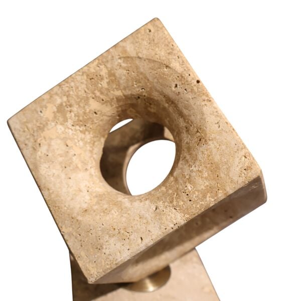 Traverten Küp Obje Küçük