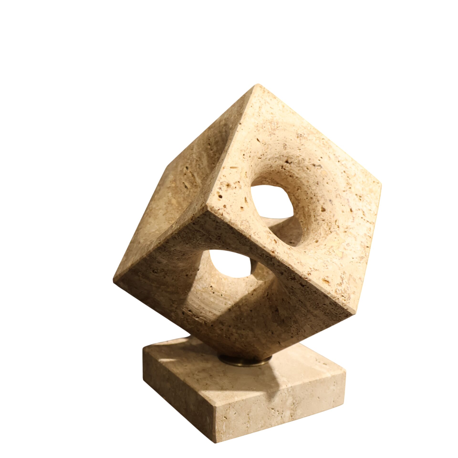 Traverten Küp Obje Büyük