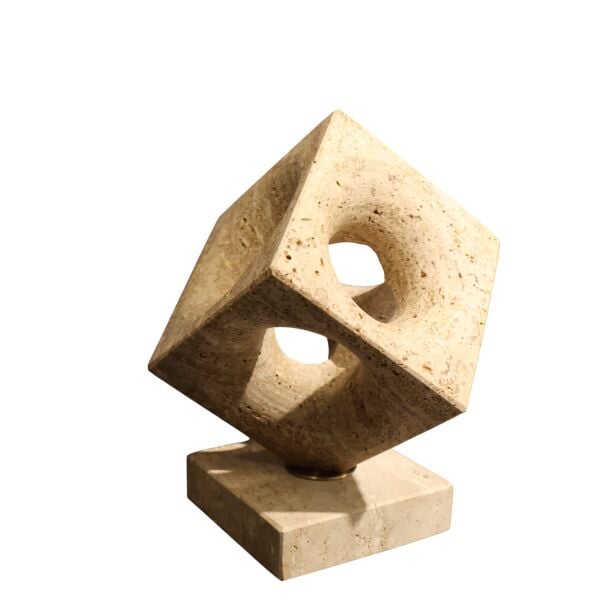 Traverten Küp Obje Büyük