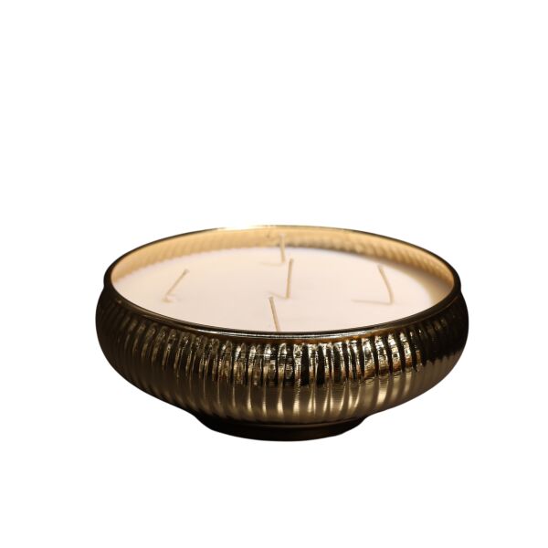 Metal Kase Eskitme Mum Gold