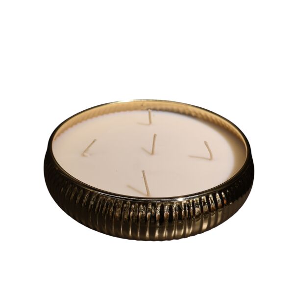Metal Kase Eskitme Mum Gold