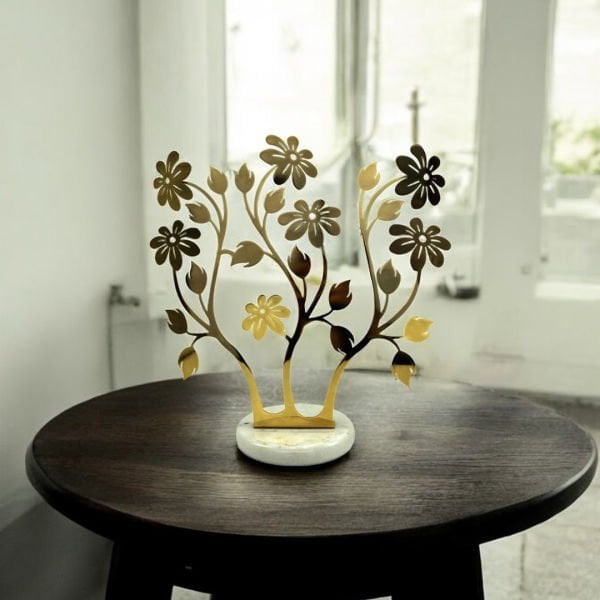 Lotus Çiçeği Tekli Aksesuar Gold