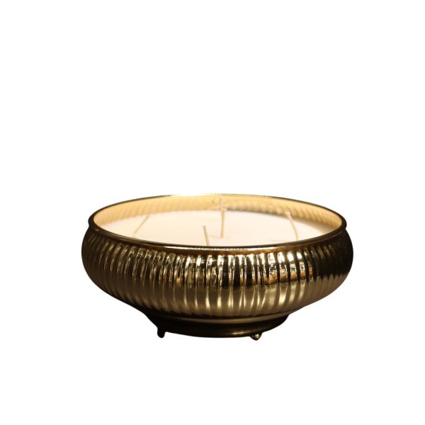 Metal Kase Eskitme Mum Gold