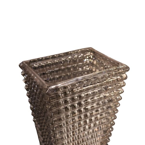 Bakara Vazo Şeffaf Küçük Füme