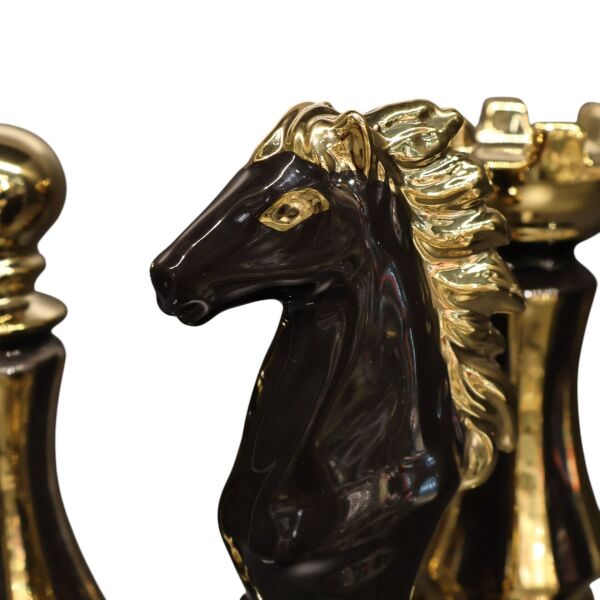 Gold Siyah Üçlü Satranç