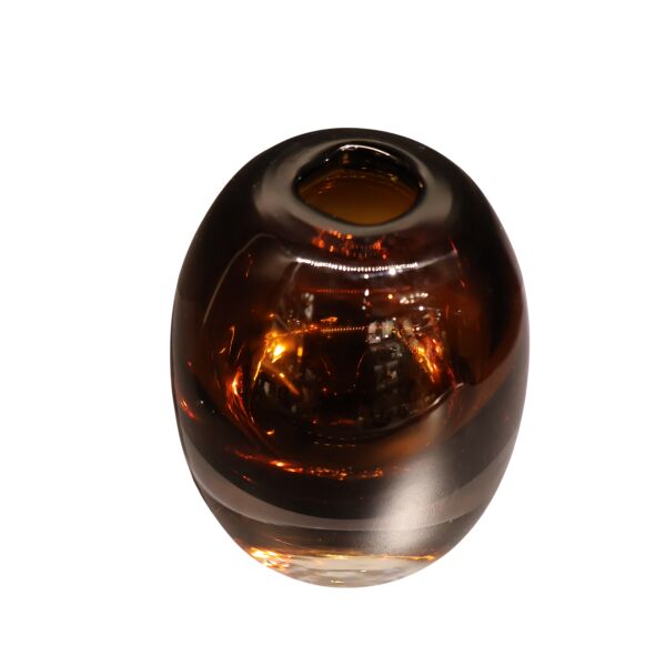 Cam Koku Şişesi Füme Amber