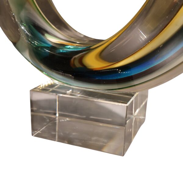 Cam Renkli Halka Obje