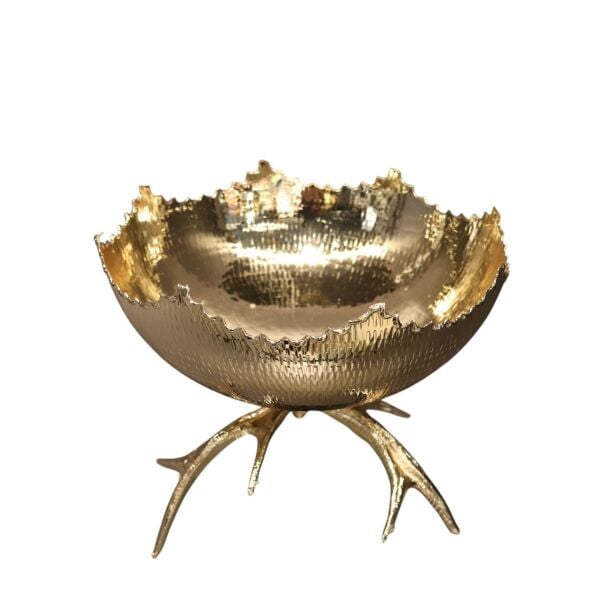 Boynuz Ayak Çanak Gold Gold