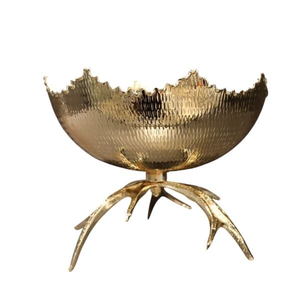 Boynuz Ayak Çanak Gold Gold