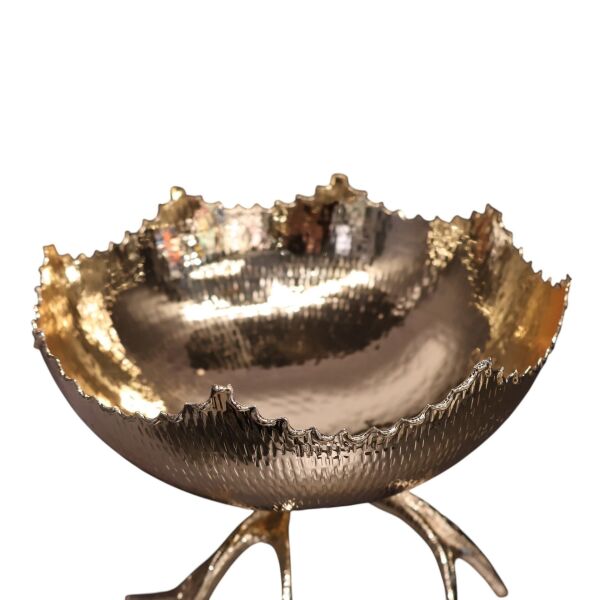 Boynuz Ayak Çanak Gold Gold