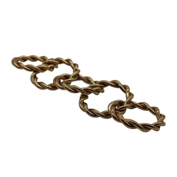 BURGU ZİNCİR METAL ESKİTME Gold