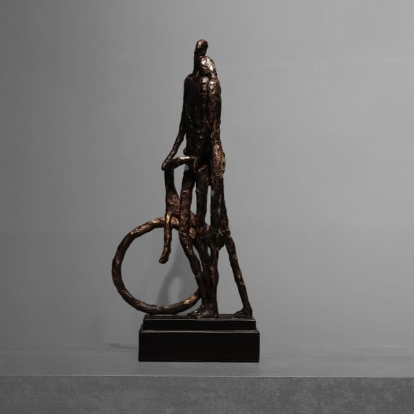 Lovers Bisikletli Aşıklar Dekoratif 20x12x43 CM