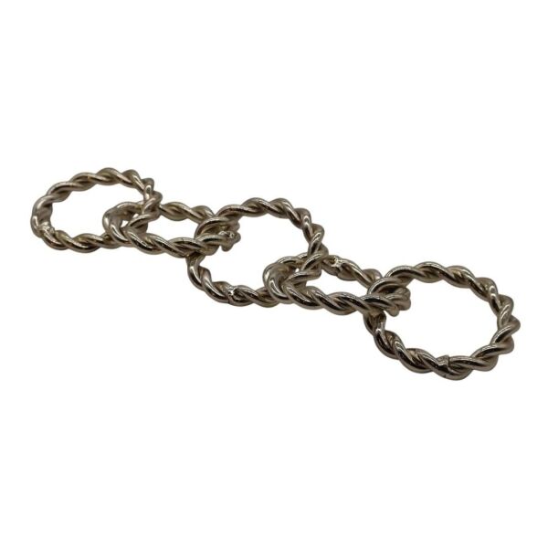 BURGU ZİNCİR METAL ALTIN Gümüş