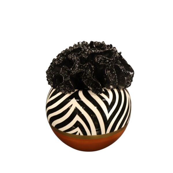 Siyah Mercan Kapak Harmony Kaktüs Saksı