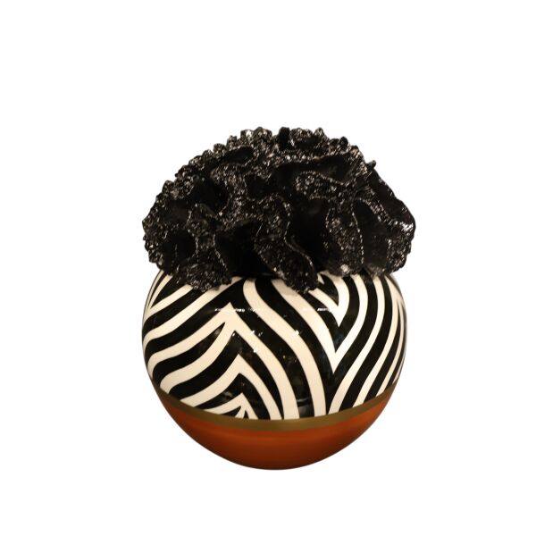 Siyah Mercan Kapak Harmony Kaktüs Saksı