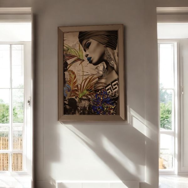 Ayna Gold Çerçeveli Londra Tablo 70x100 CM