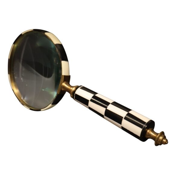 Büyük Siyah Beyaz Büyüteç