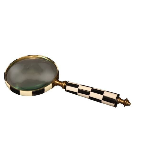 Büyük Siyah Beyaz Büyüteç