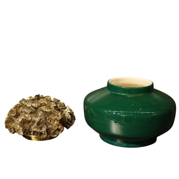 Gold Mercan Yeşil Küp Splashlı