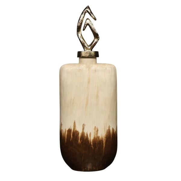 Minerva Brown Kapaklı Şişe Büyük