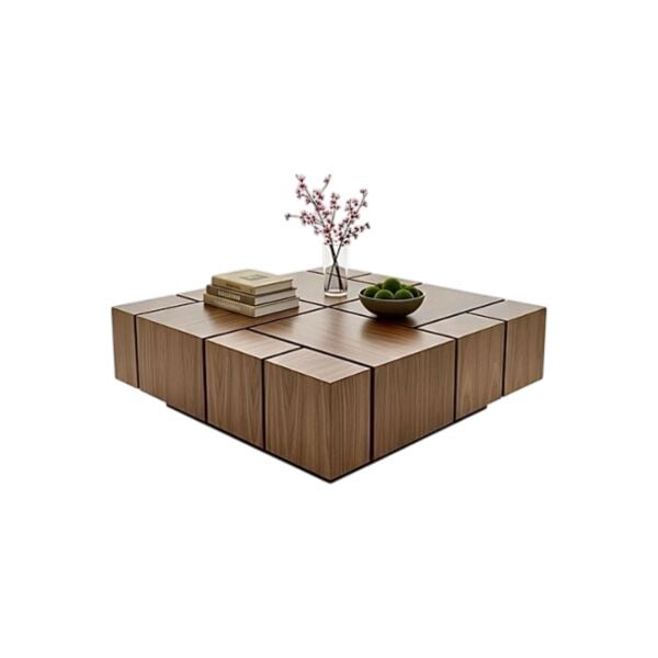 Ceviz Küp Tasarım Orta Sehpa