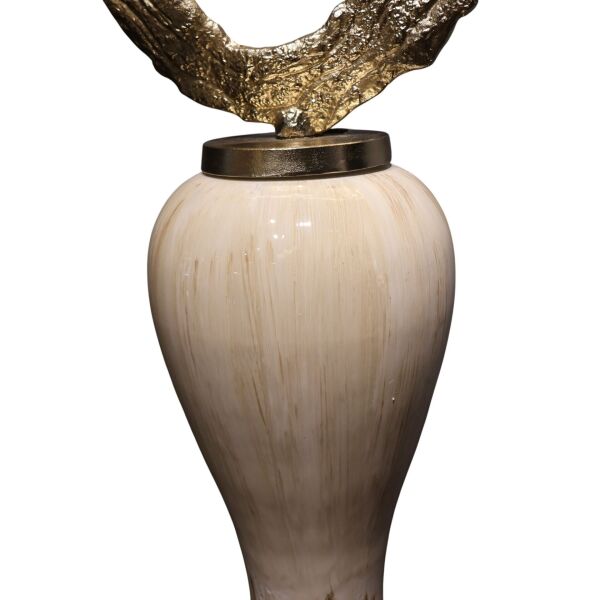 Minerva Brown Jumbo Vazo Büyük