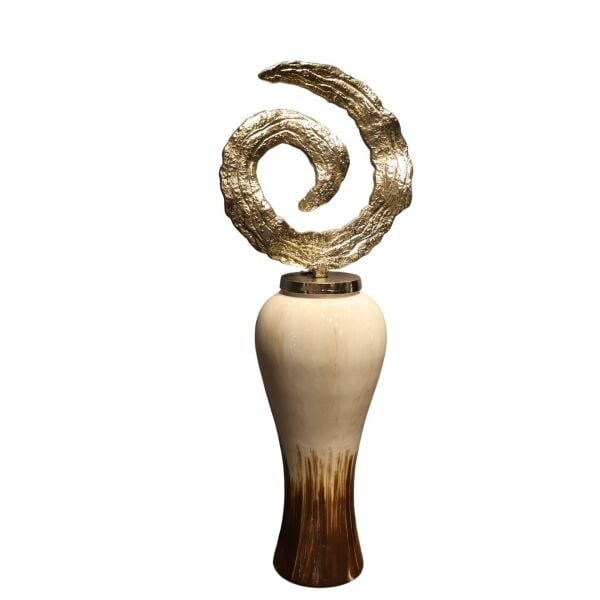 Minerva Brown Jumbo Vazo Küçük