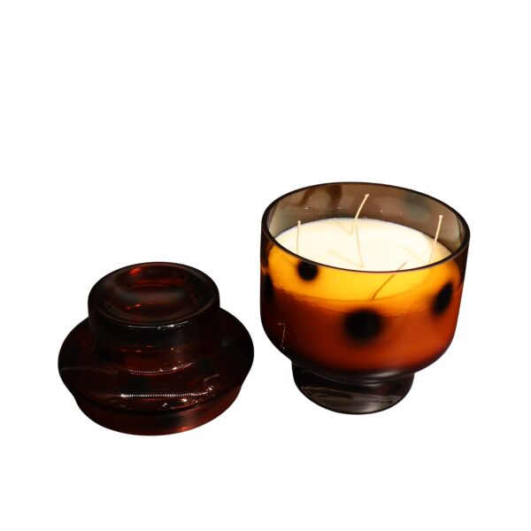 Leopar Kapaklı Yeşil Büyük Kırmızı