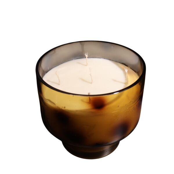 Leopar Kapaklı Yeşil Büyük Şampanya