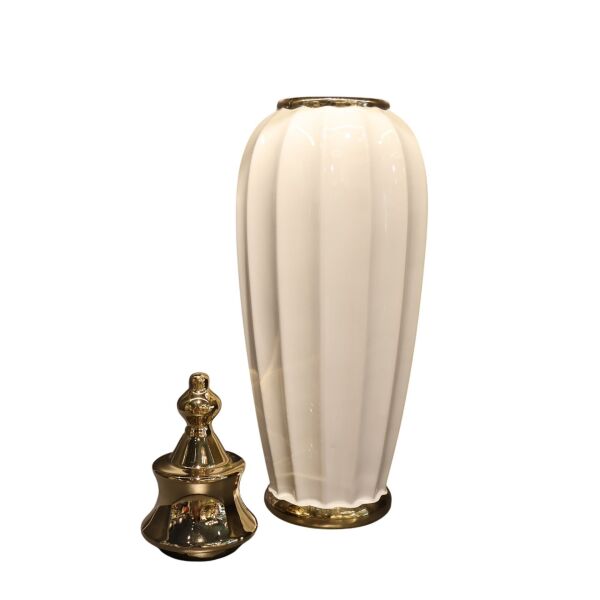 Zeva White Küp 15x15x46