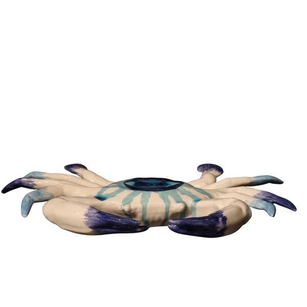 Mavi Beyaz Yengeç Obje