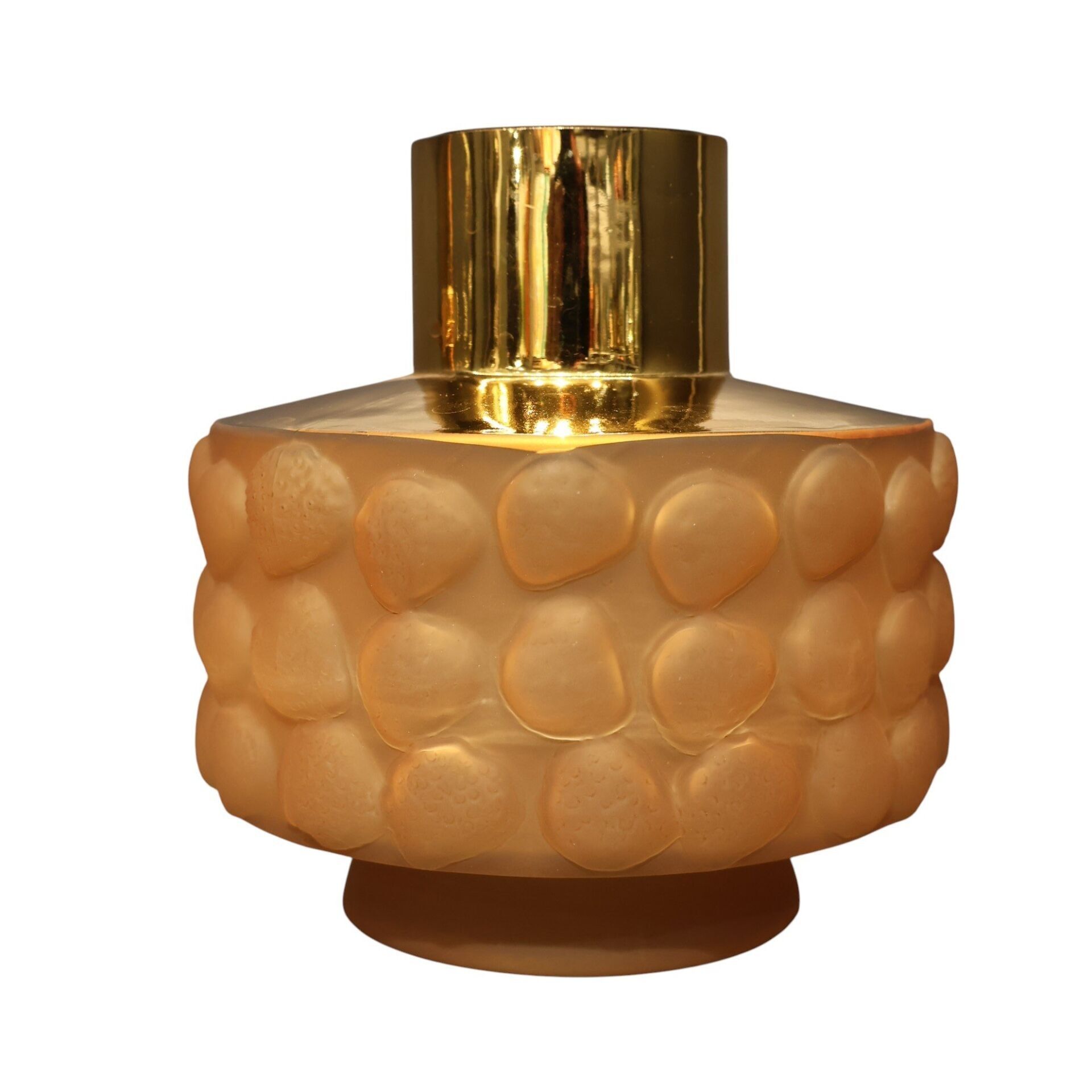 Fylor Orange Cam Vazo Büyük