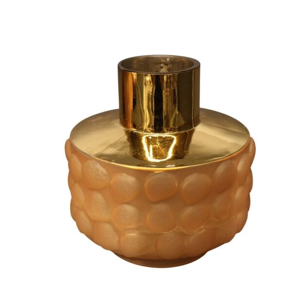 Fylor Orange Cam Vazo Büyük