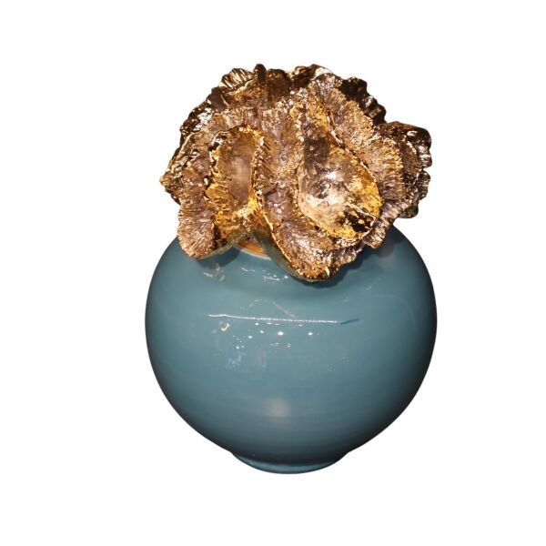 Gold Mercan Kapaklı Tombul Şah Küp