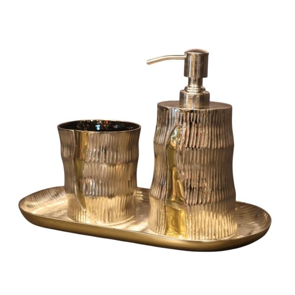 Silver Banyo Seti 30x15x20 Cm