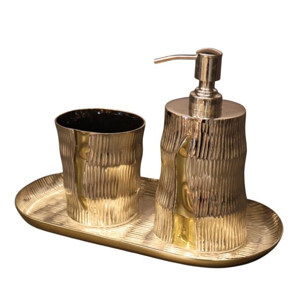 Silver Banyo Seti 30x15x20 Cm