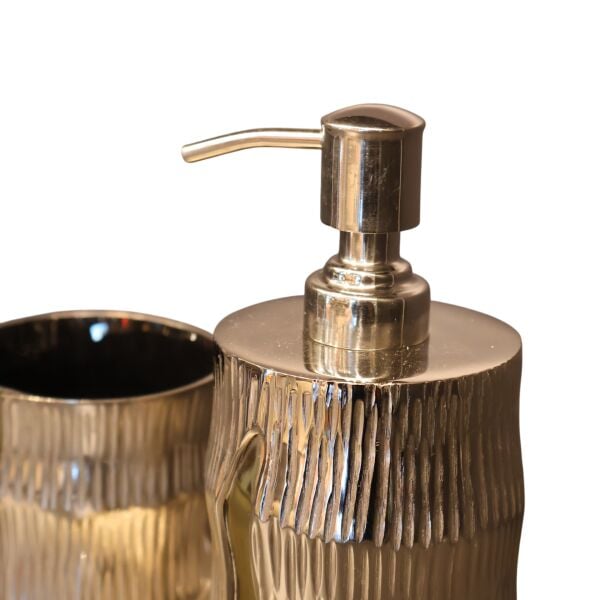 Silver Banyo Seti 30x15x20 Cm