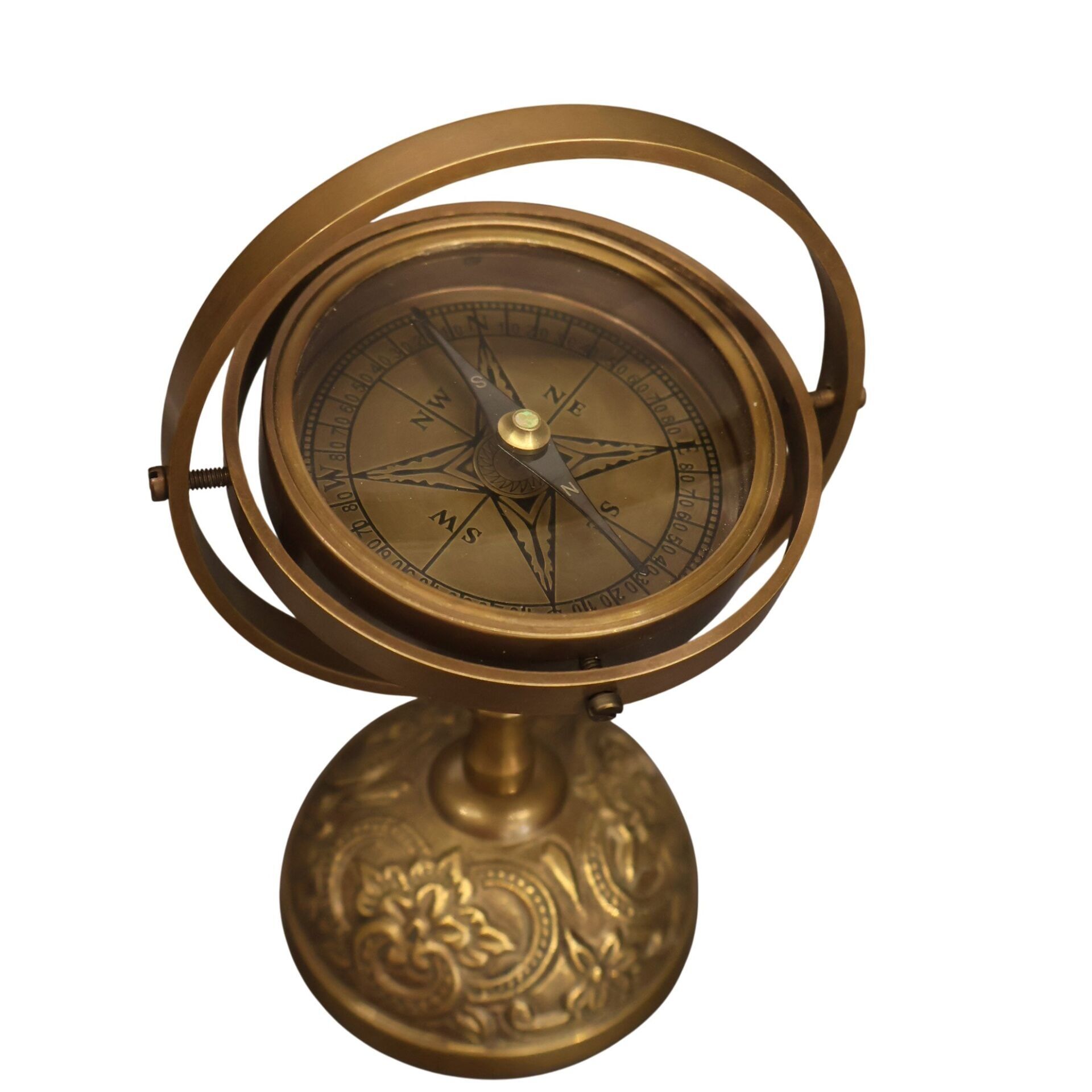 Masa üstü Pirinç Pusula Mini