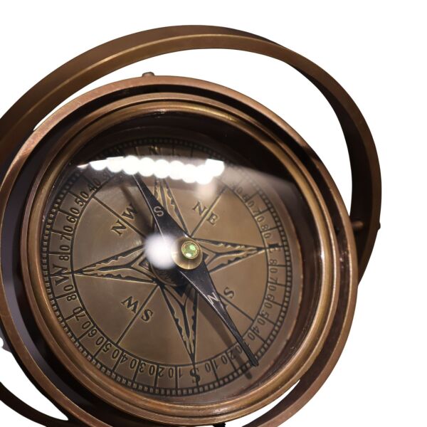 Masa üstü Pirinç Pusula Mini