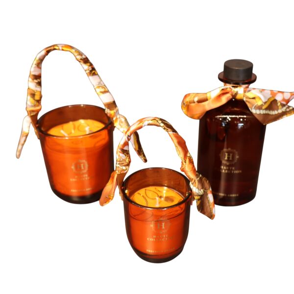 Lüx Oda Kokusu 2'li Mum Seti Amber