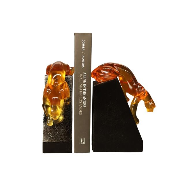 Jaguar Reçine Amber Kitap Tutucu