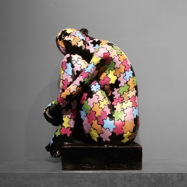 Puzzel Adam Renkli 47x25 CM