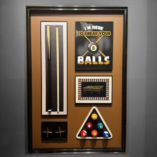 Bilardo Akseusarlı 3D Tablo